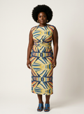Radiant Silk-Satin Wrap Dress
