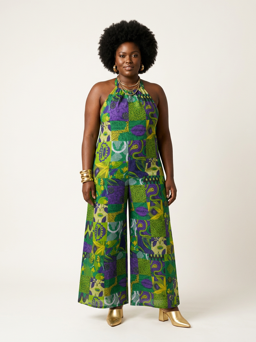 Vibrant Microfiber Print Kimono