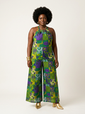 Vibrant Microfiber Print Kimono