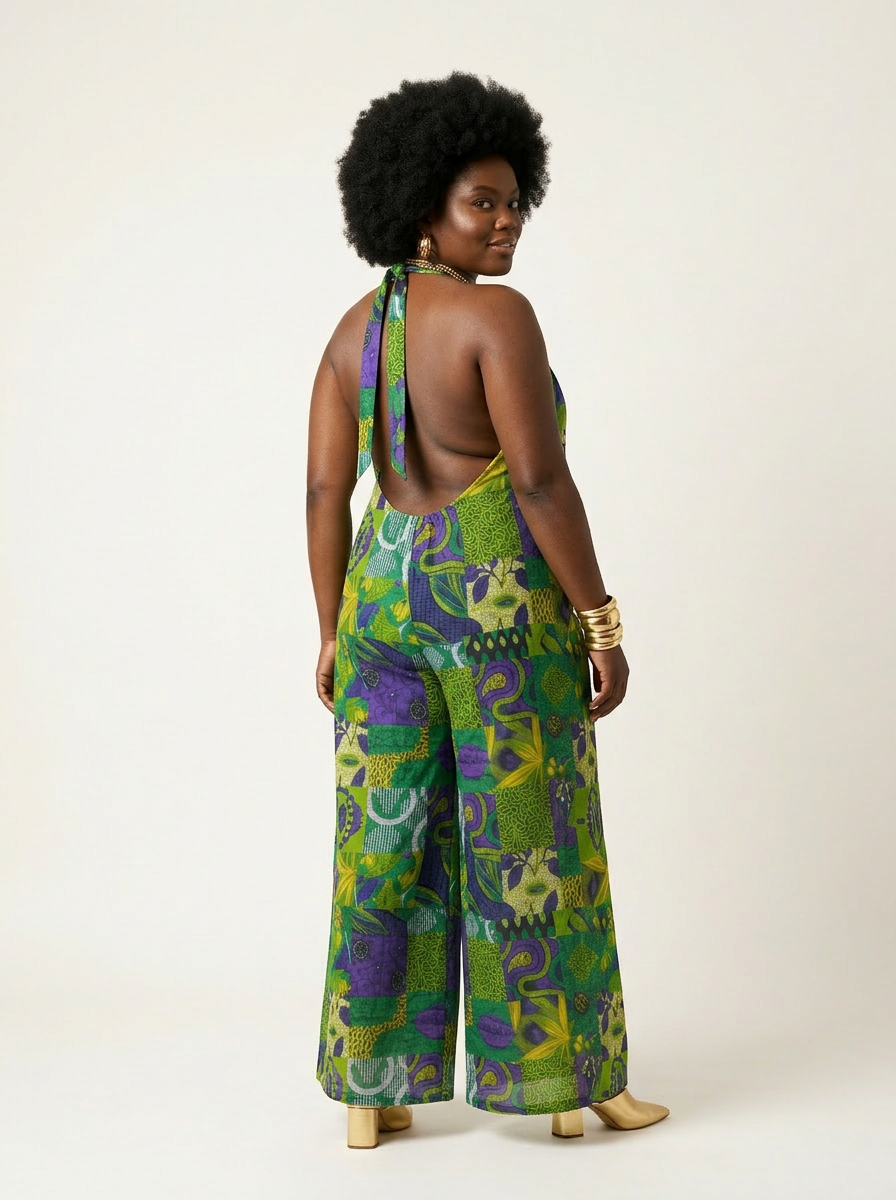 Vibrant Microfiber Print Kimono