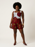 Vibrant Adire Silk Multi-Way Set