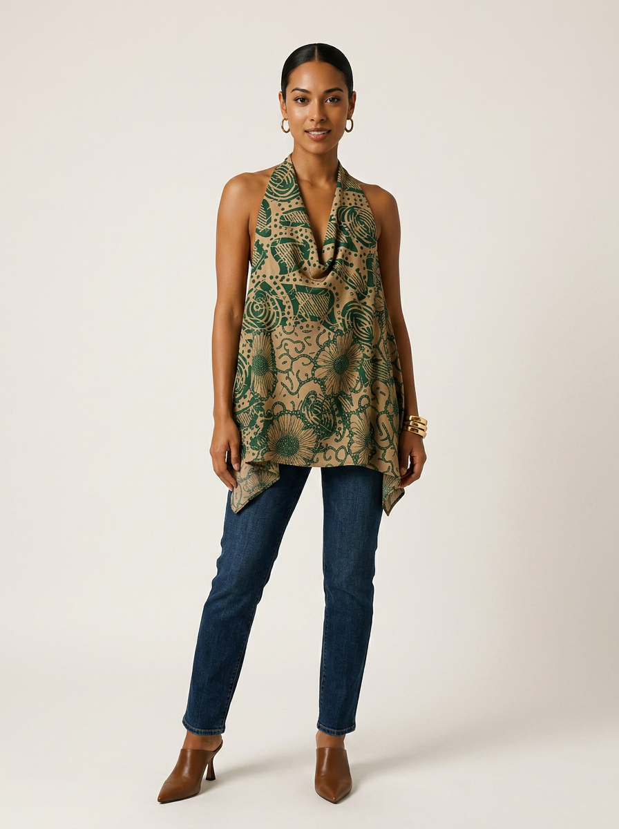 Vibrant Zolenna Melonza Jumpsuit