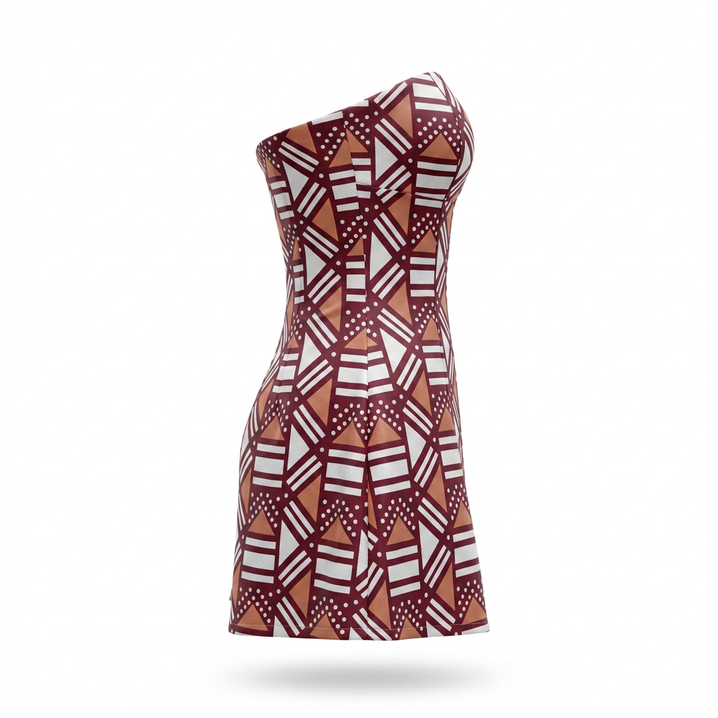 Magnetic Zemani Luvoni Mini Chiffon Strapless Dress