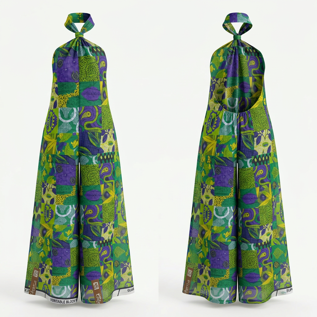 Vibrant Microfiber Print Kimono